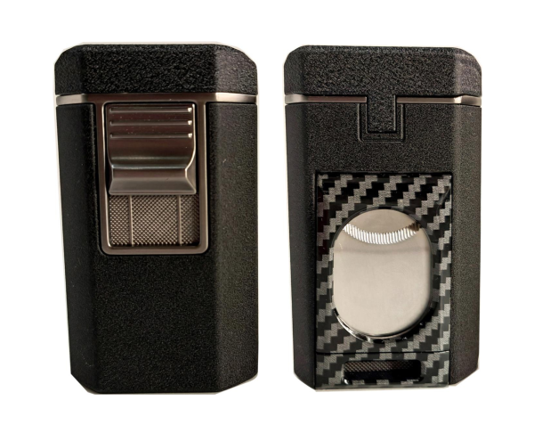 Zigarrenfeuerzeug "Superior" 4er mit Rundcut und 7mm / 10mm Ø Bohrer